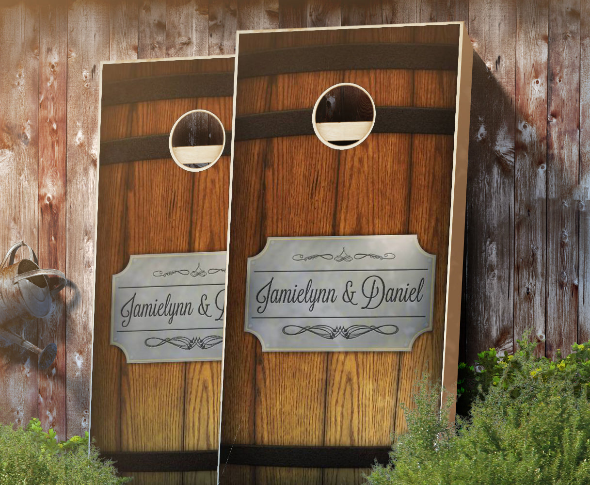 507-BarrelPlaqueWine-cornhole-set