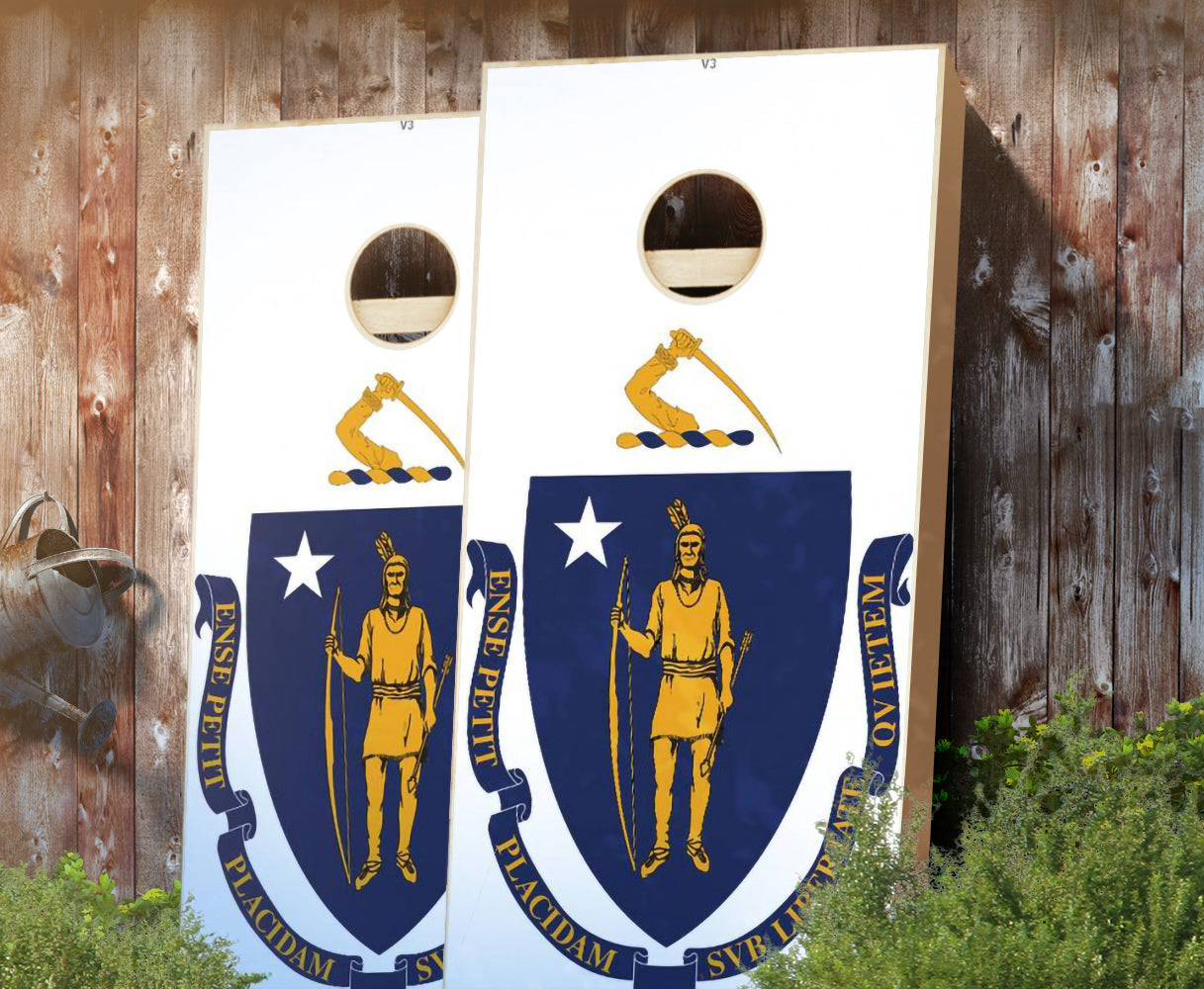 507-MassachusettsFlag-cornhole-set