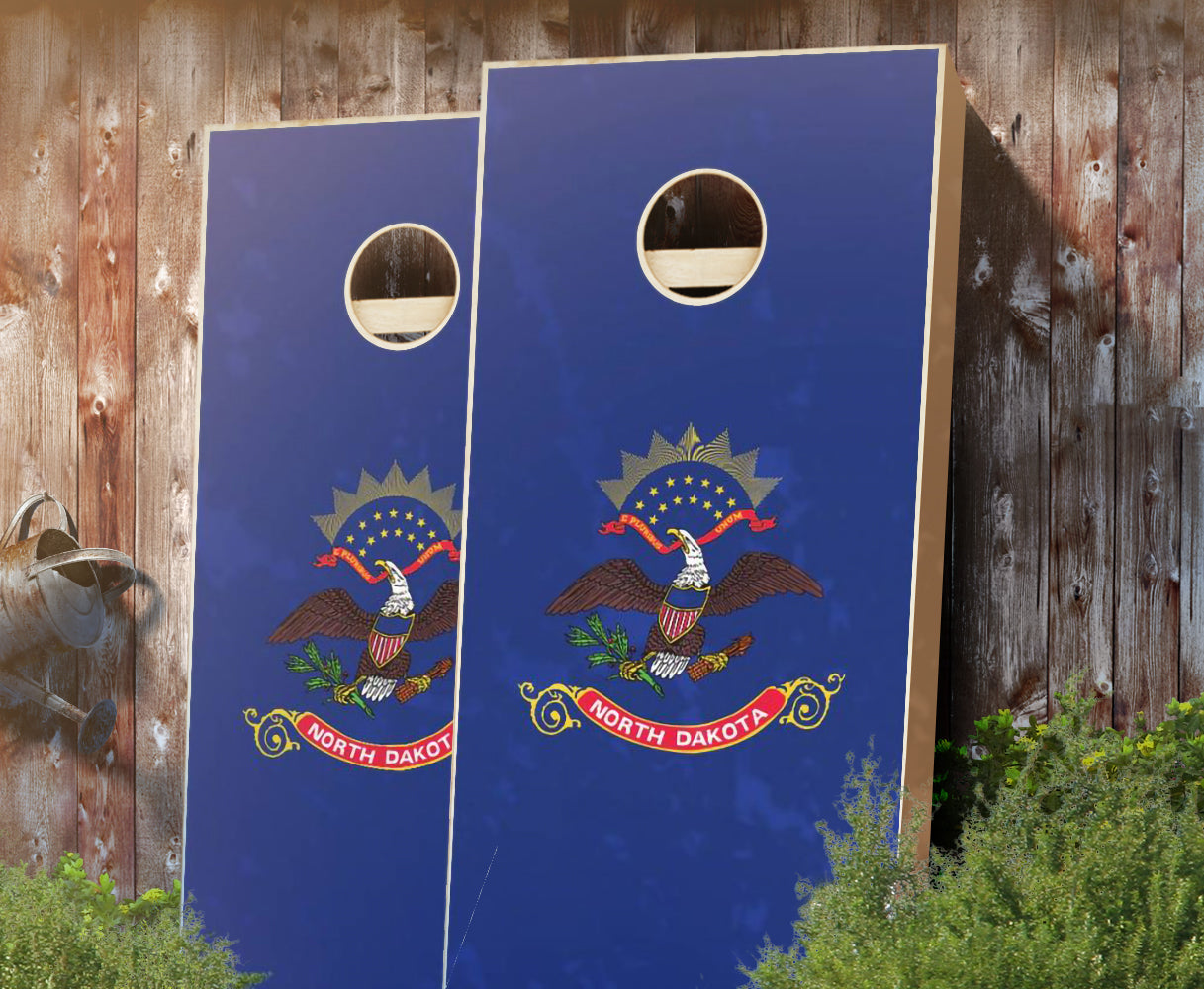 507-NorthDakotaFlag-cornhole-set
