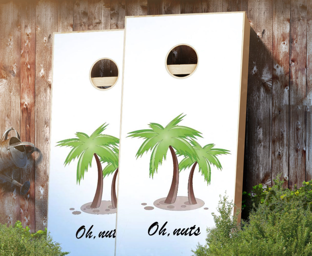 507-PersonalizedPalmTree-cornhole-set