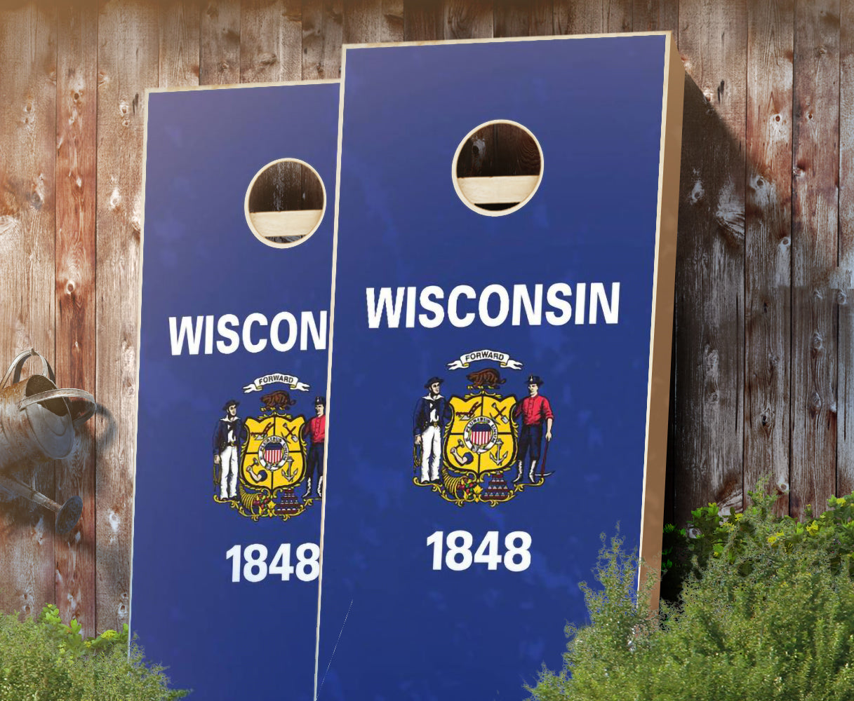 507-WisconsinFlag-cornhole-set