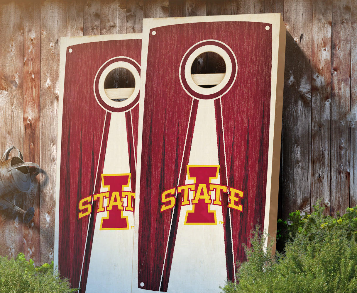 509-IowaState-pyramid-stain-cornhole-set