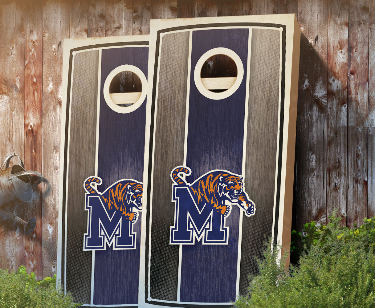 509-memphisTigers-striped-stain-cornhole-set