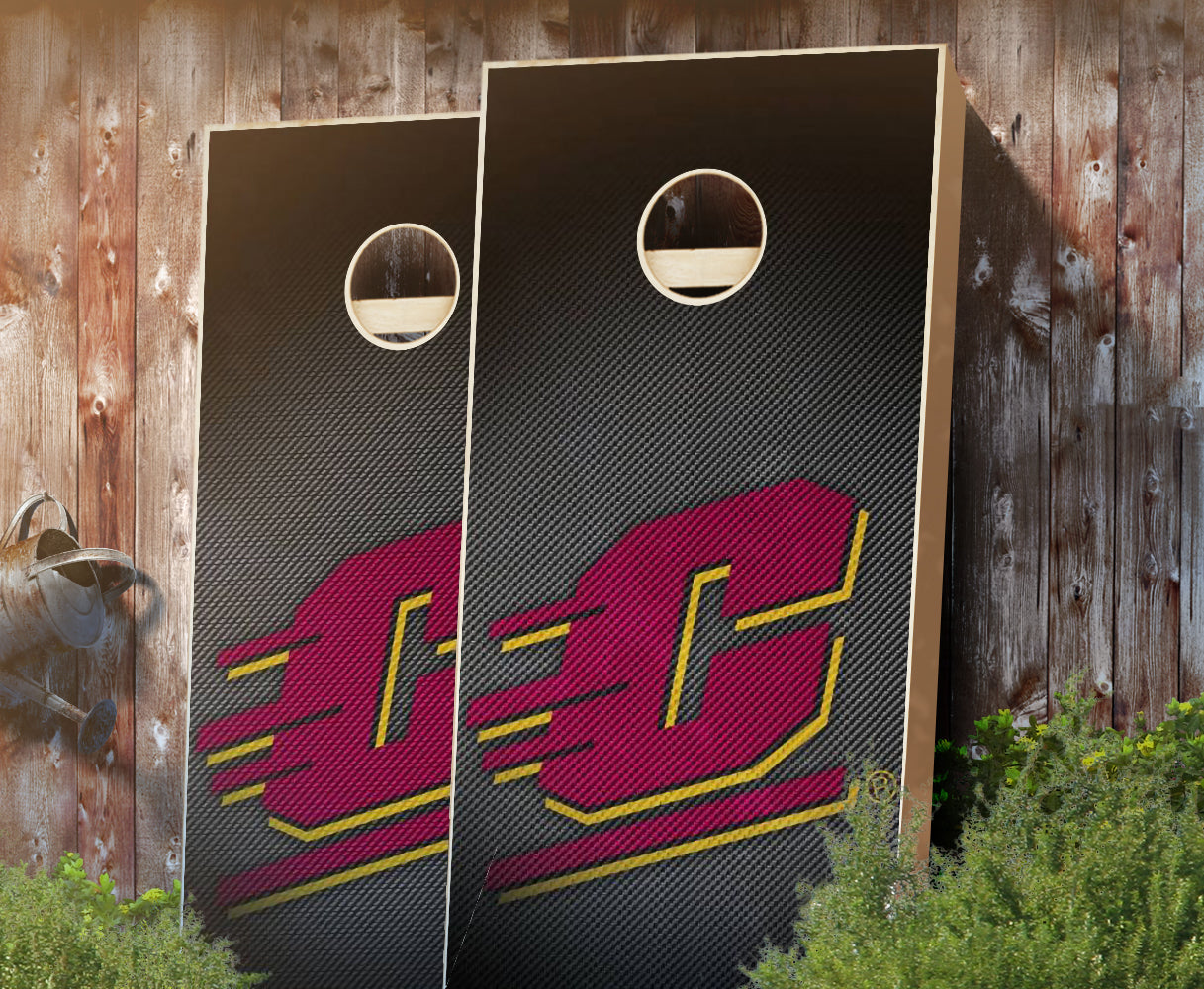 510-CentralMichiganSlanted-cornhole-set