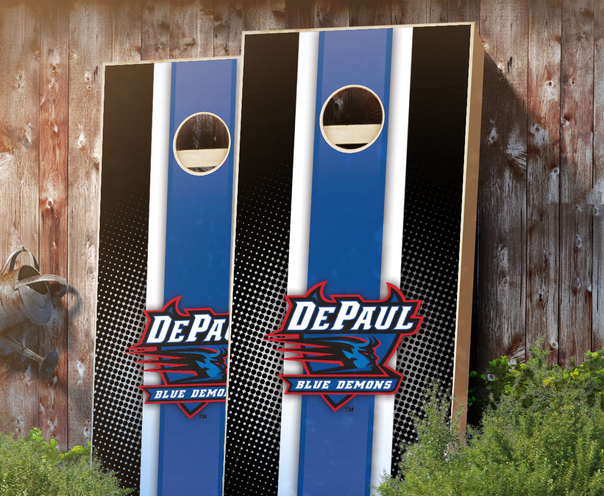 510-DePaulStriped-cornhole-set